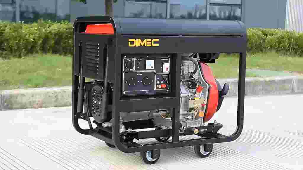 Portable Open Frame Air Cooled Diesel Generator